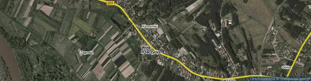 Zdjęcie satelitarne Wola Rzeczycka ul.
